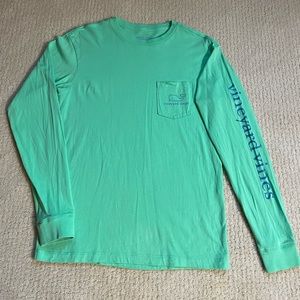 Vineyard Vines Long Sleeve Pocket Tee